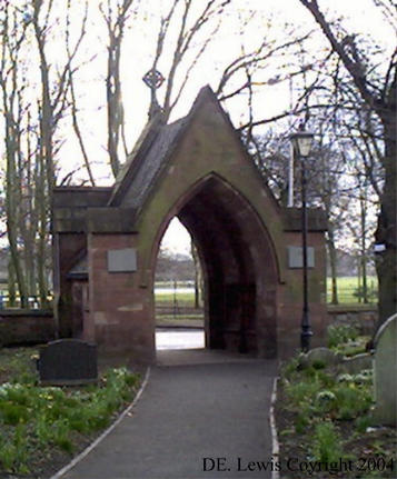 Holy Trinity Church Heath Town lych gate memorial