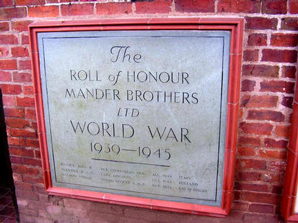 Mander Brothers Memorial. WW2 memorial