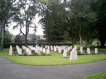Wolverhampton Borough Cemetery. WW2 plot.